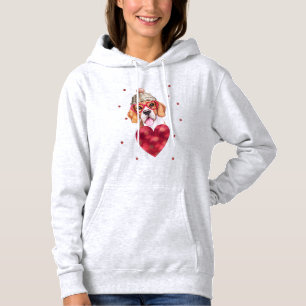 Valentine's Day Gift Beagle Dog Hoodie