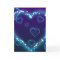 Valentine's Day Gift Blue Bling Heart Love Present