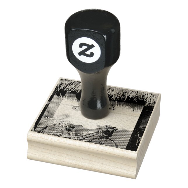 Valentine's day gift for bikers rubber stamp (Stamp)