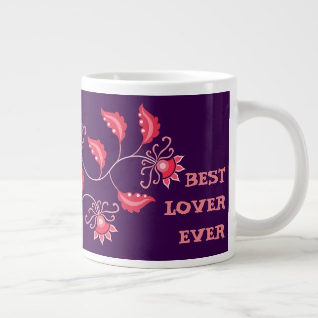 VALENTINE'S DAY GIFT FOR GIRLFRIEND, WIFE, HUSBAND LARGE COFFEE MUG (Right)