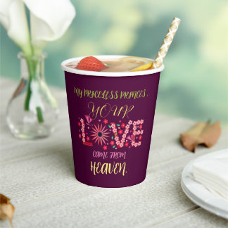 VALENTINE'S DAY GIFT FOR GIRLFRIEND, WIFE, HUSBAND PAPER CUPS