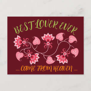 VALENTINE'S DAY GIFT FOR GIRLFRIEND, WIFE, HUSBAND POSTCARD