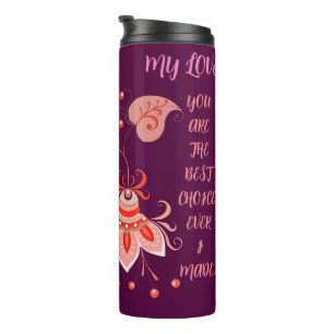 VALENTINE'S DAY GIFT FOR GIRLFRIEND, WIFE, HUSBAND THERMAL TUMBLER