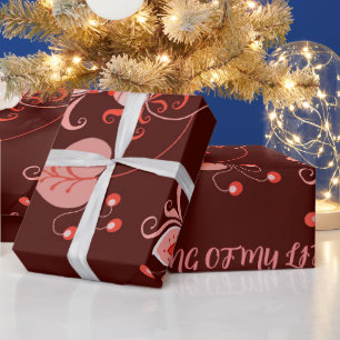 VALENTINE'S DAY GIFT FOR GIRLFRIEND, WIFE, HUSBAND WRAPPING PAPER