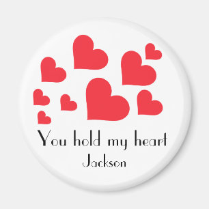 Valentine's Day Gift For Him Or Her Custom Name  Magnet