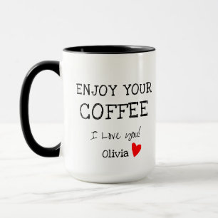 Valentines Day Gift for Husband Boyfriend Coffee Mug