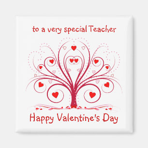 Valentine's Day Gift for Teachers - Square Magnet