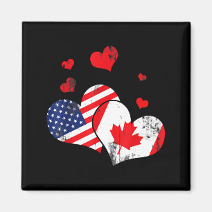 Valentine's Day Gift Maple Leaf Canada  Magnet