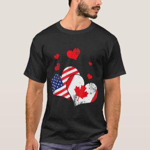 Valentine's Day Gift Maple Leaf Canada  T-Shirt