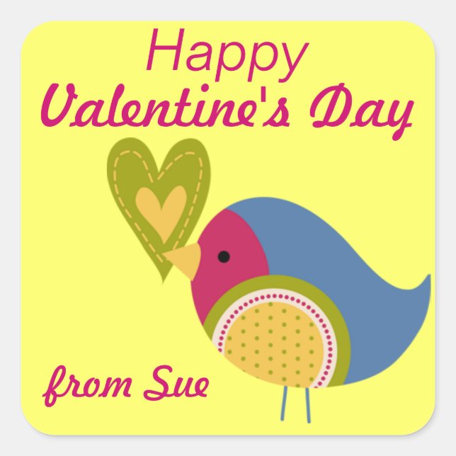 Valentine's Day Gift Stickers (Front)