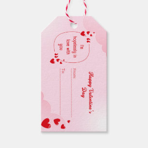 Valentine's Day, gift tags, love, romantic, heart  Tags