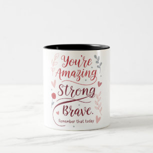 Valentine's Day Gift- You're Amazing Two-Tone Coffee Mug