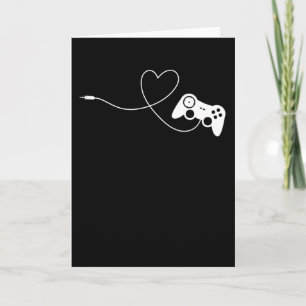 Valentines day gifts Video Game Lovers Card
