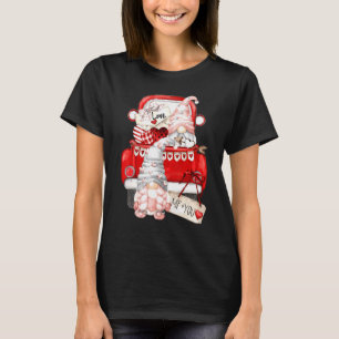 Valentine's Day Gnome Heart Truck Couple T-Shirt
