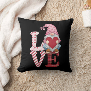 Valentines Day Gnome Love Couple Gifts for Her Cushion