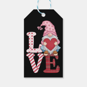 Valentines Day Gnome Love Couple Gifts for Her Gift Tags