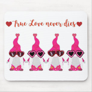 Valentine's Day gnomes Mouse Mat