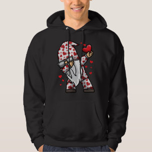 Valentines Day Gnomes Plaid And Hearts Love Gift Hoodie