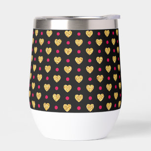 Valentine's Day Gold Hearts Pattern-23655