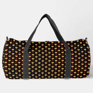 Valentine's Day Gold Hearts Pattern-23655 Duffle Bag