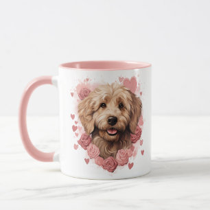 Valentine's Day Golden Doodle Mug
