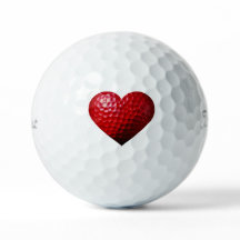 Valentine's Day Golf Ball