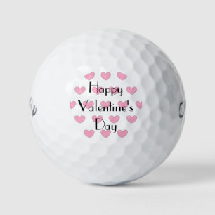 Valentine's Day golf balls by dalDesignNZ