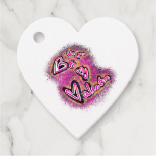Valentine's day graffiti favour tags
