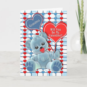VALENTINE'S DAY - GRANDMA - FROM BABY HOLIDAY CARD