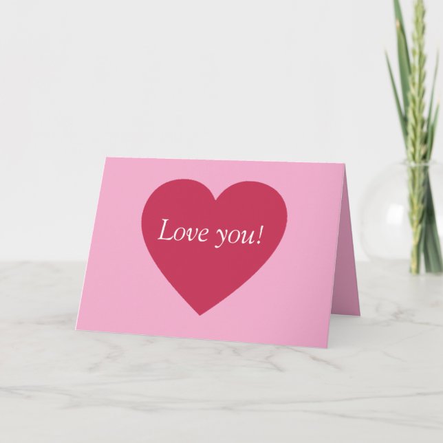 Valentines Day Greeting  Card (Front)
