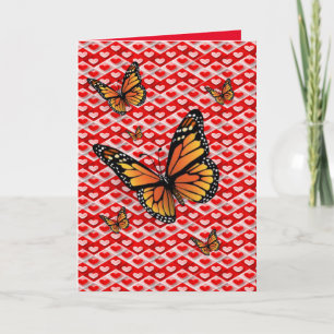 Valentine's Day Greeting Card Butterfly