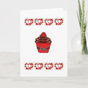 Valentine's Day Greeting Card Cupcake