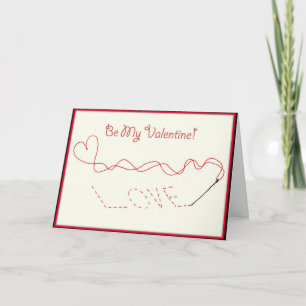 Valentine's Day Greetings Holiday Card