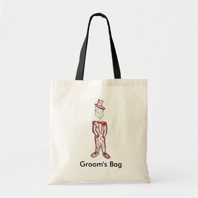 Valentine's Day Groom Tote Bag (Front)