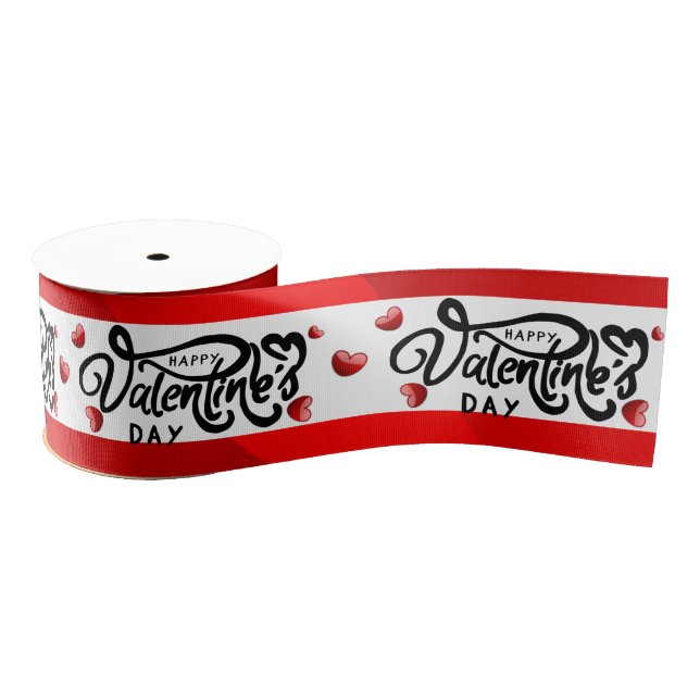Valentine's day grosgrain ribbon (Spool)