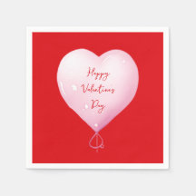 Valentine's Day happy heart custom bright red