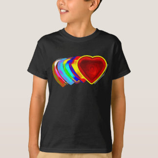 Valentine's Day Heart Abstract Art T-Shirt