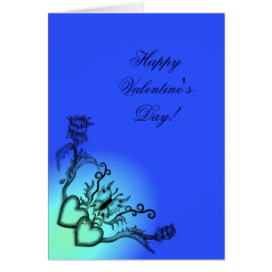 Valentine's Day - heart and butterfly on Rainbow