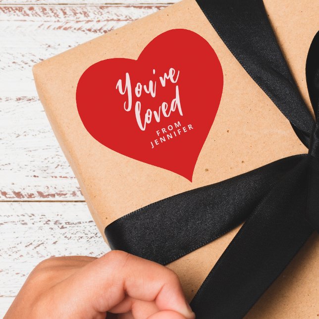 Valentine's Day Heart and Love Red Sticker (Creator Uploaded)