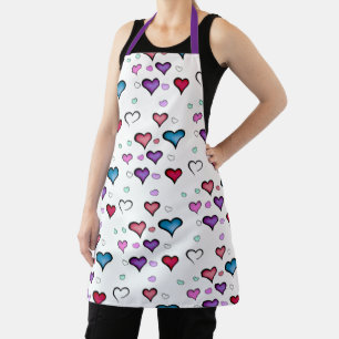 Valentine's Day heart Apron