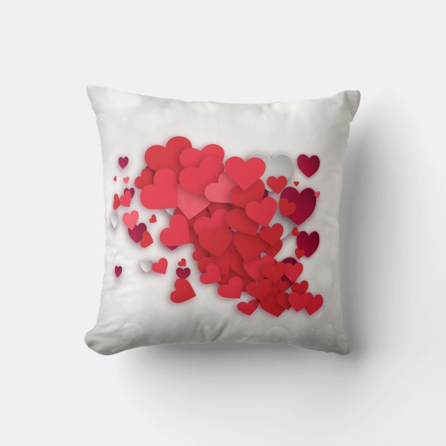 Valentine's Day - Heart Cluster Cushion (Front)