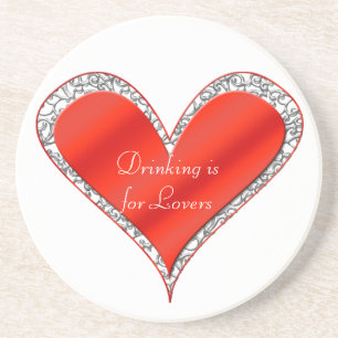 Valentine's Day Heart Coaster