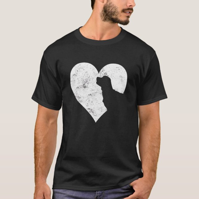 Valentine's Day Heart Cute Labrador Dog Lover Dog  T-Shirt (Front)
