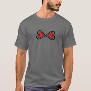 Valentines Day Heart I Love You Infinity Sign Coup T-Shirt