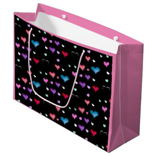 Valentine's Day heart Large Gift Bag