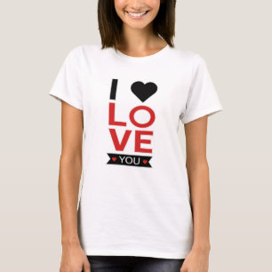 Valentine's Day Heart Love Couples Cute Gift Idea T-Shirt
