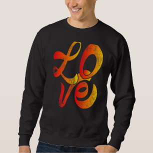 Valentine's Day Heart Love Funny Matching Couple Sweatshirt