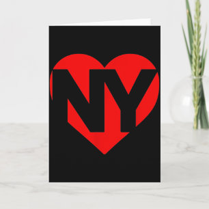 Valentines Day Heart New York Nyc Heart I Love Ny Card