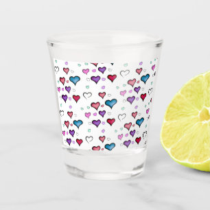 Valentine's Day heart  Shot Glass