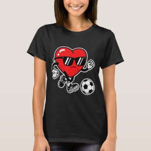 Valentines Day Heart Soccer Football Boys Kids You T-Shirt